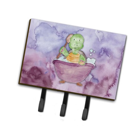 Carolines Treasures Turtle Bathing Watercolor Leash or Key Holder BB7344TH68